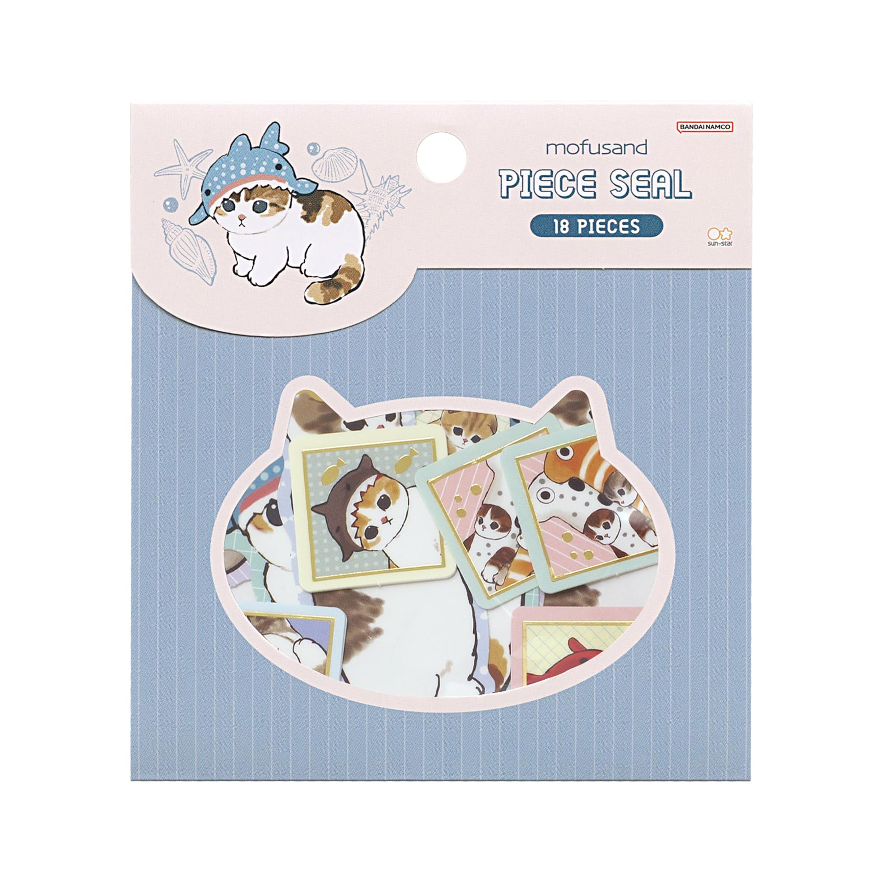 Amazon | サンスター文具 mofusand シール ピースシール 海の生き物
