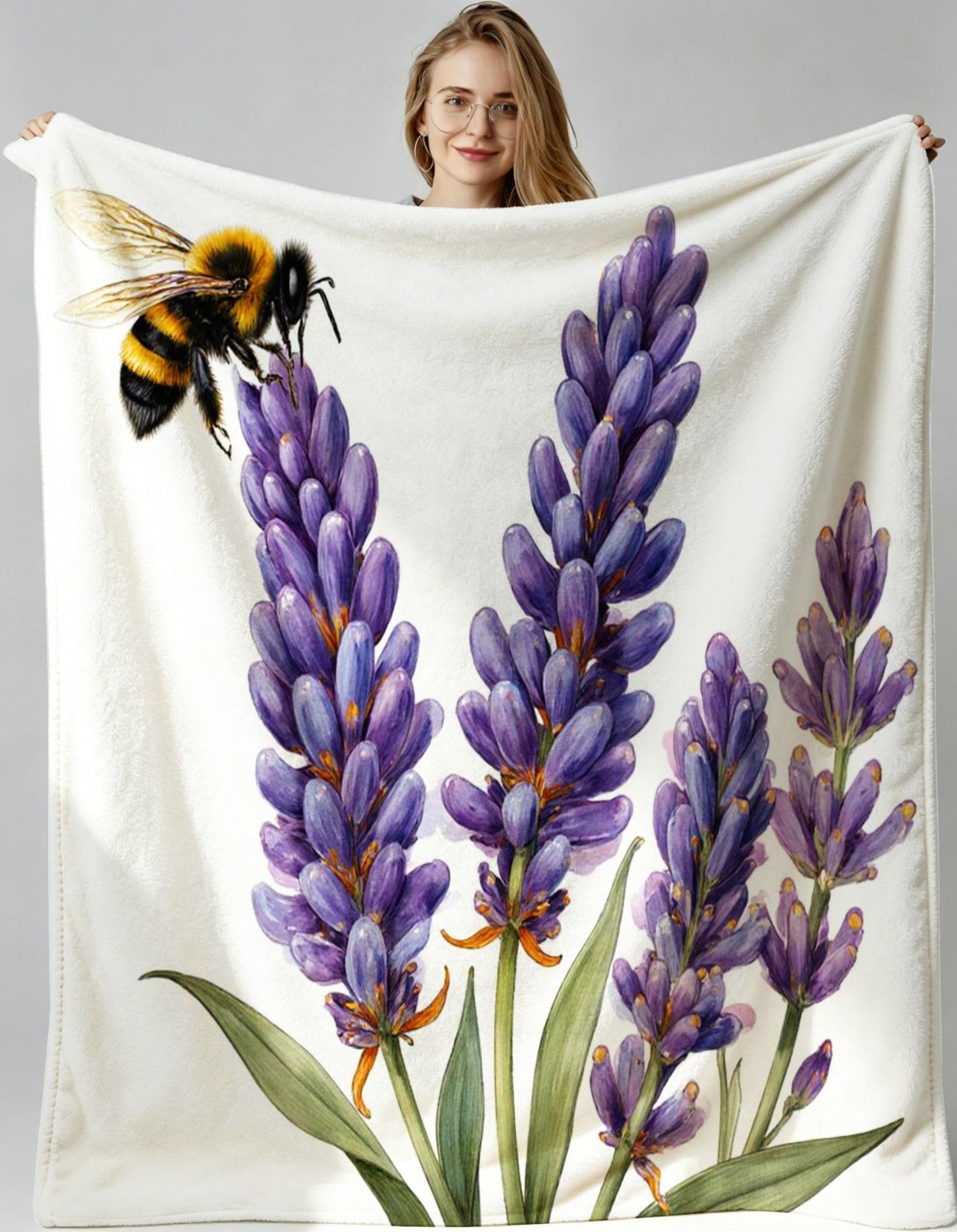 Plaid polaire violet 240x260 pour des soirées cocooning en famille