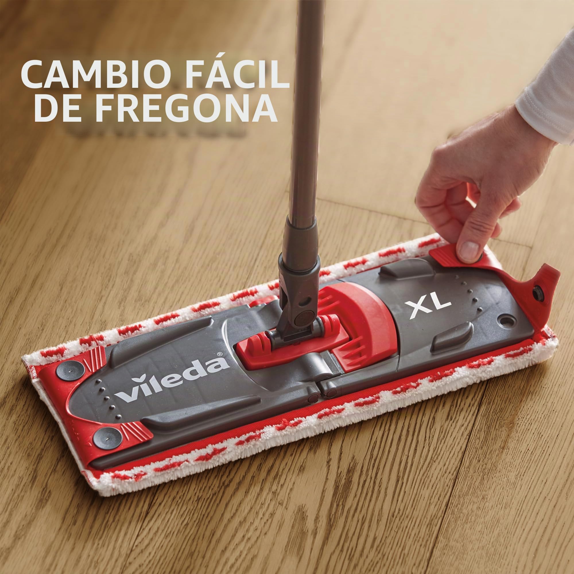 Vileda - Mopa para Suelo, 42 cm, Multicolor