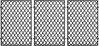66089 66097 Grill Grates for Weber Genesis II GS4 Replacement Parts, Weber Genesis II 400 & II LX 400 SER II E-410 E-435 S-410 GBS S-435 S-440 LX E/S-440, Kitchen-aid 720-0856V 740-0781,Cast Iron,3PCS