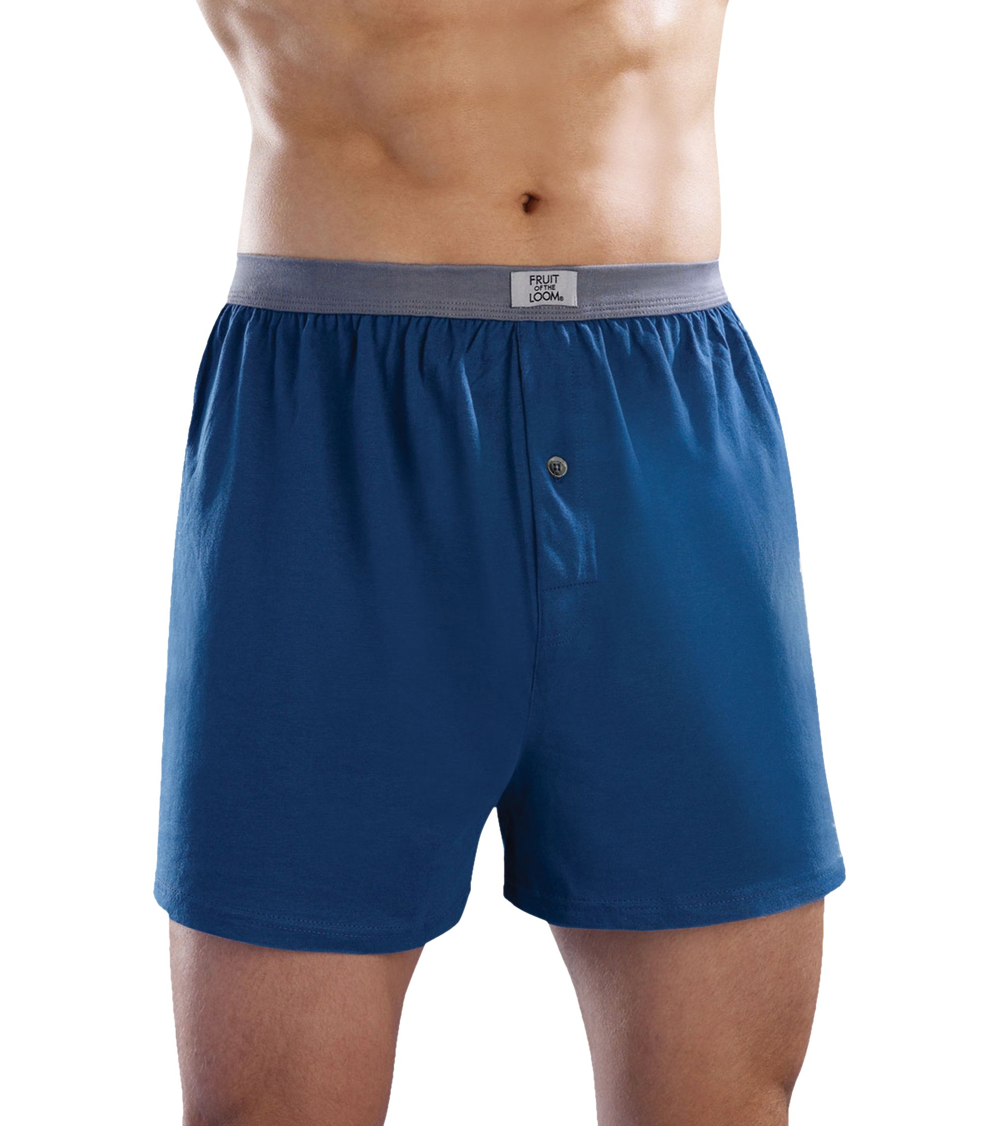 Boxers Briefs Of The Loom Men's Signature Knit Boxers, Assorted