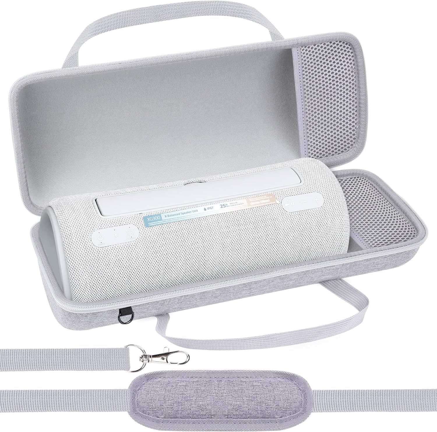 co2CREA Hard Case Replacement for Sony SRS-XG300 X-Series Wireless Portable Bluetooth Party Speaker