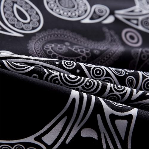 Miniatura 9 de LAMEJOR - Juego de funda de 1 edredón y 2 fundas de almohada, de lujo, tipo hotel., Microfibra, Marble Pattern, gemelo