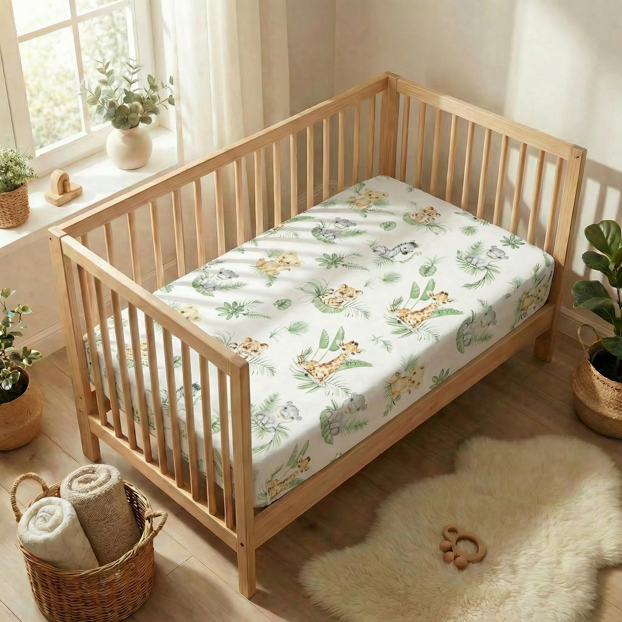 Baby Safe Coprimaterasso Lettino 60x120 100% Cotone Oeko-Tex Made in Europe