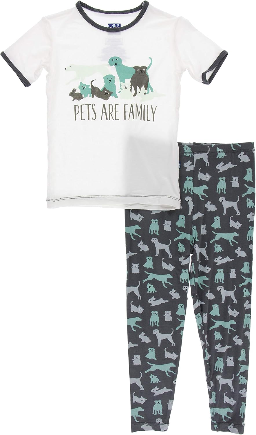 KicKee Pants Short Sleeve Piece Print Pajama Set