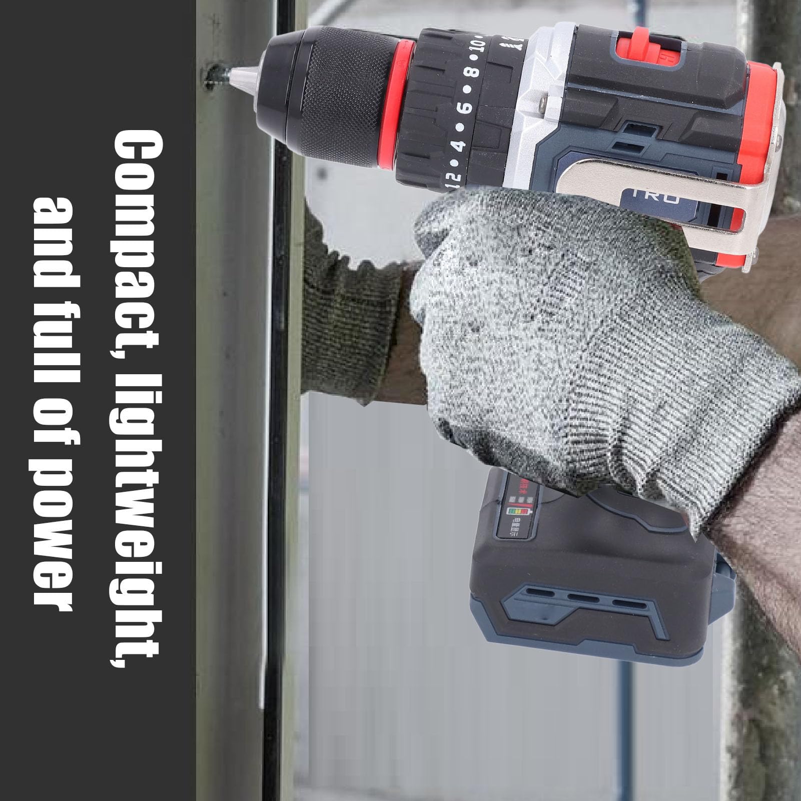 Keenso Impact Screwdriver Bare Tool Ergonomic Design for DIY Projects