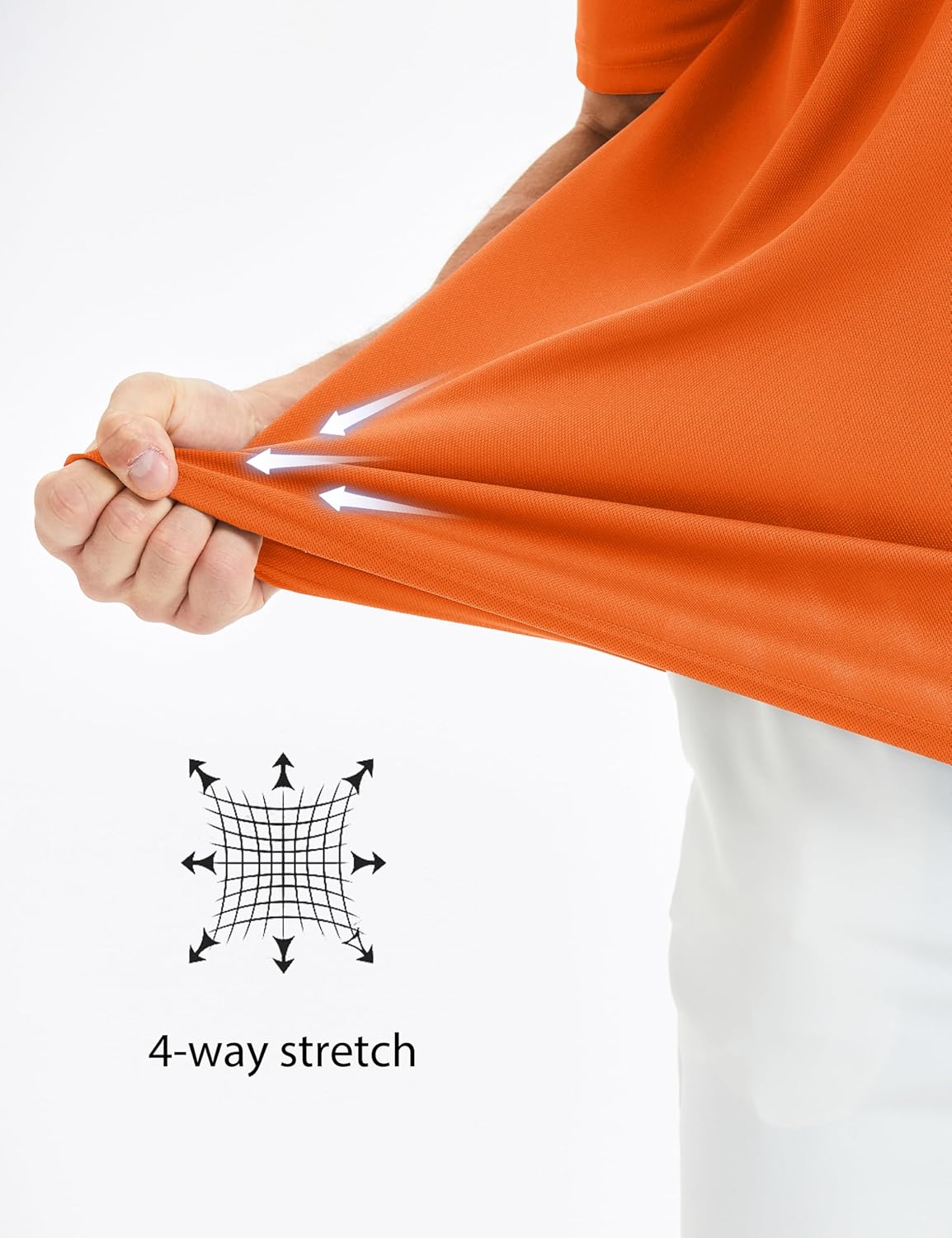 MAGCOMSEN Men's Polo Shirts Short Sleeve Golf Quick Dry Collared Moisture Wicking Athletic Performance Polos - Image 5