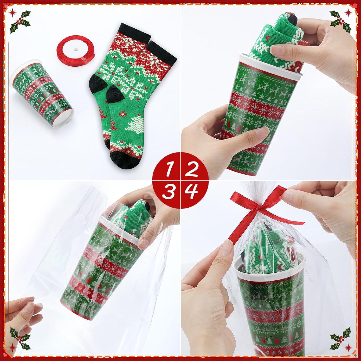 Pickmesh 12 Set Funny Christmas Bulk Gift for Coworker Bulk