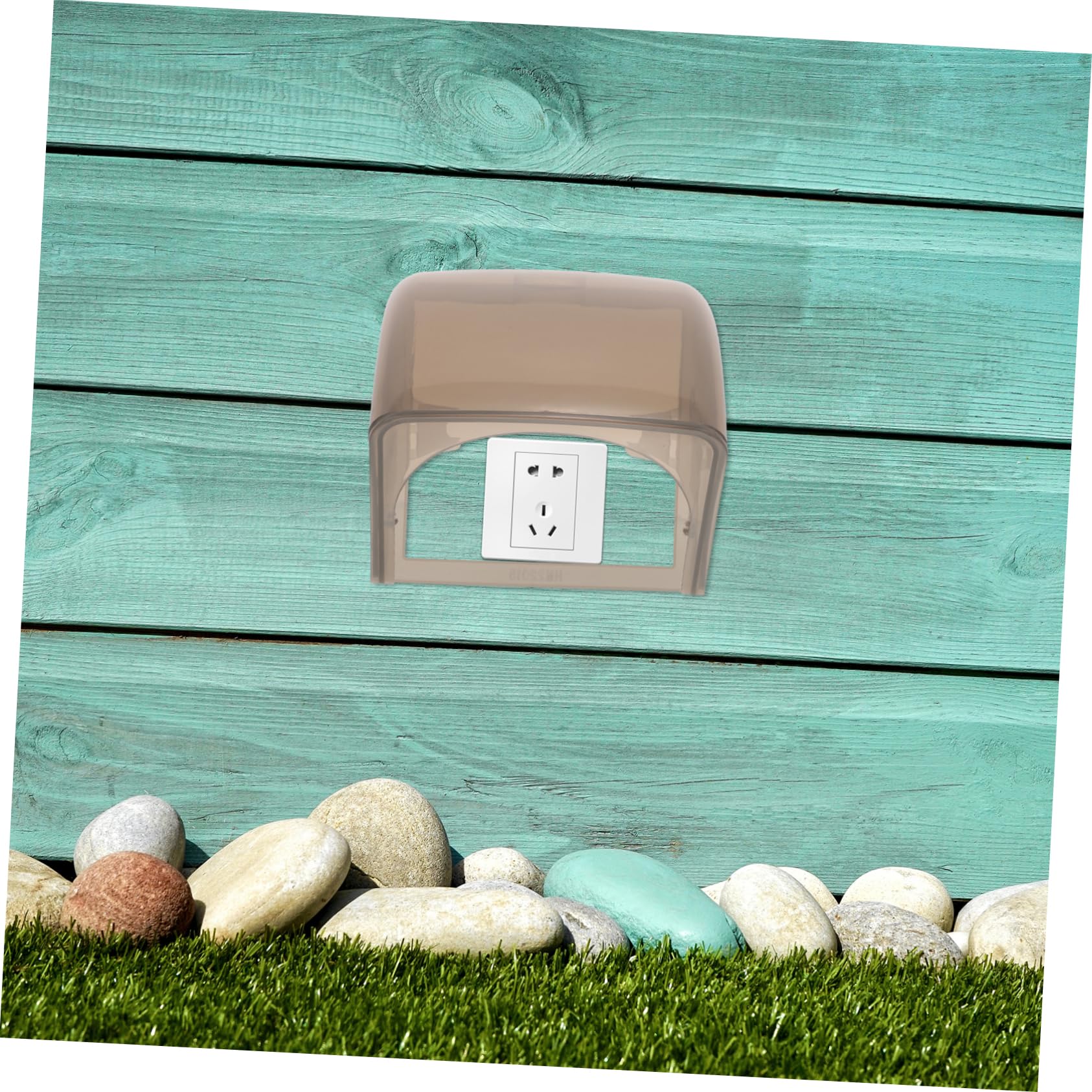 Mipcase 6pezzi Copriprese Esterne Impermeabili Protezione Per Outlet Facile Usare Resistente Per Domestici e Commerciali Colore