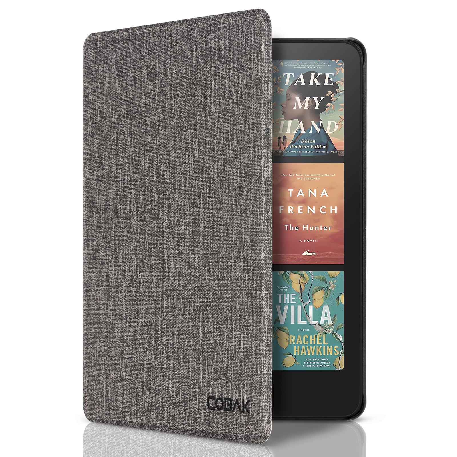 CoBak Case for 7" E-Readers - All New PU Leather Cover with Auto Sleep Wake Feature for E-Readers 2024 Released