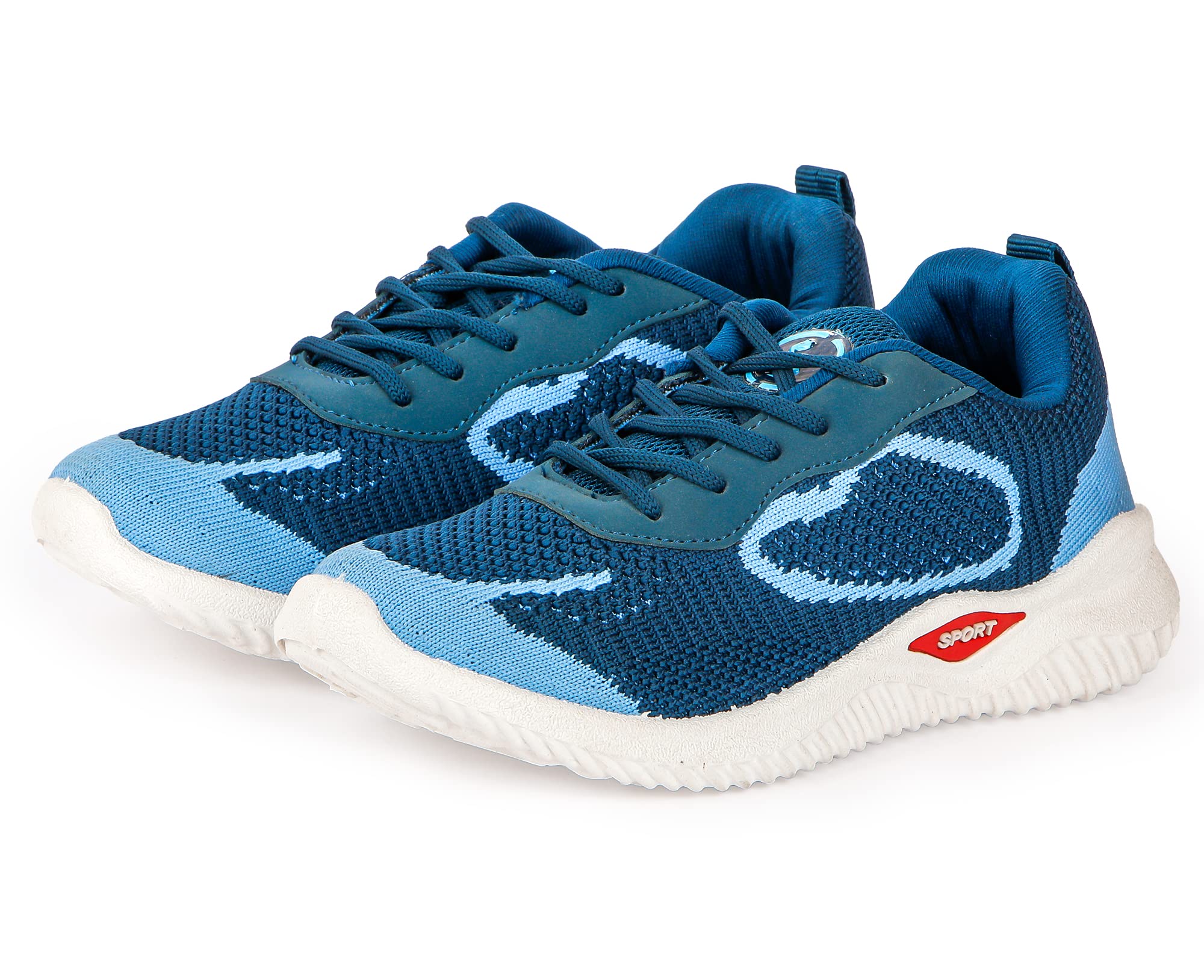RU SHAZZ Casual Shoes for Kids Boys & Girls Sporty Design Slip-On Light Weight Sneakers for Children-Model-NEO,Size-13,Teal Blue (B0C43PDHZZ) Amazon Price History, Amazon Price Tracker
