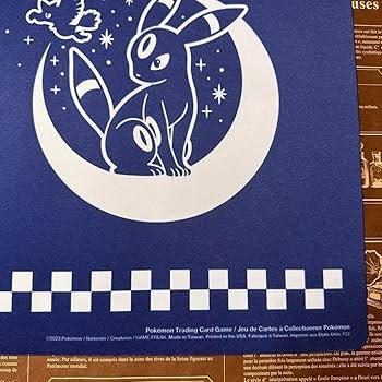 Amazon.co.jp: 海外限定品エーフィ ブラッキー プレイマット