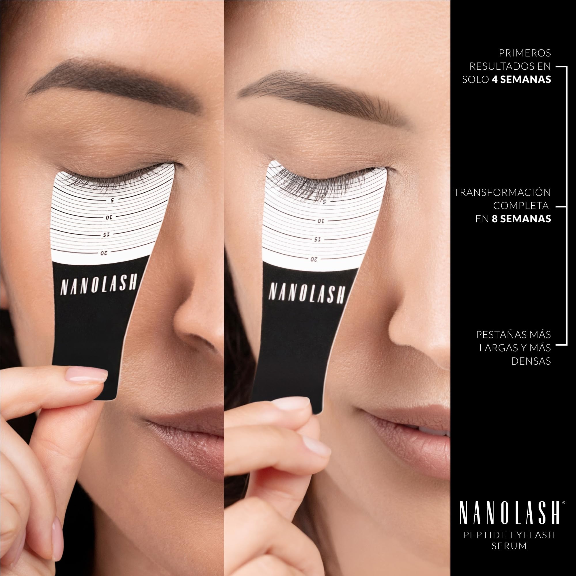 Serum para pestañas Nanolash 5 ml - sérum de pestañas con péptidos, acondicionador para pestañas, serum de pestañas, acondicionador crecimiento pestañas, serum multipeptídico para pestanas
