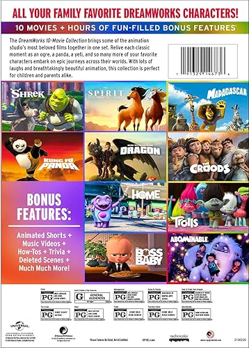 Vista 2 de DreamWorks 10-Movie Collection DVD