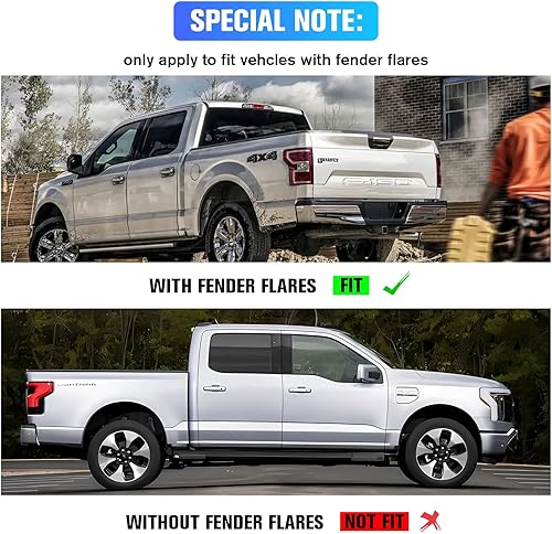 Miniatura 4 de LitMiRaCle Mud Guards Ford F150 Accessory, 4 Pcs Tires Fender, Front and Rear Mudguard for Ford F150 201520162017201820192020 (with OEM Fender