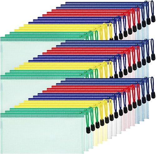 80 bolsas de malla con cremallera impermeables con cremallera bolsa de plástico con cremallera carpetas de documentos de archivo carpetas de sobres disponible en Yaxa Guatemala