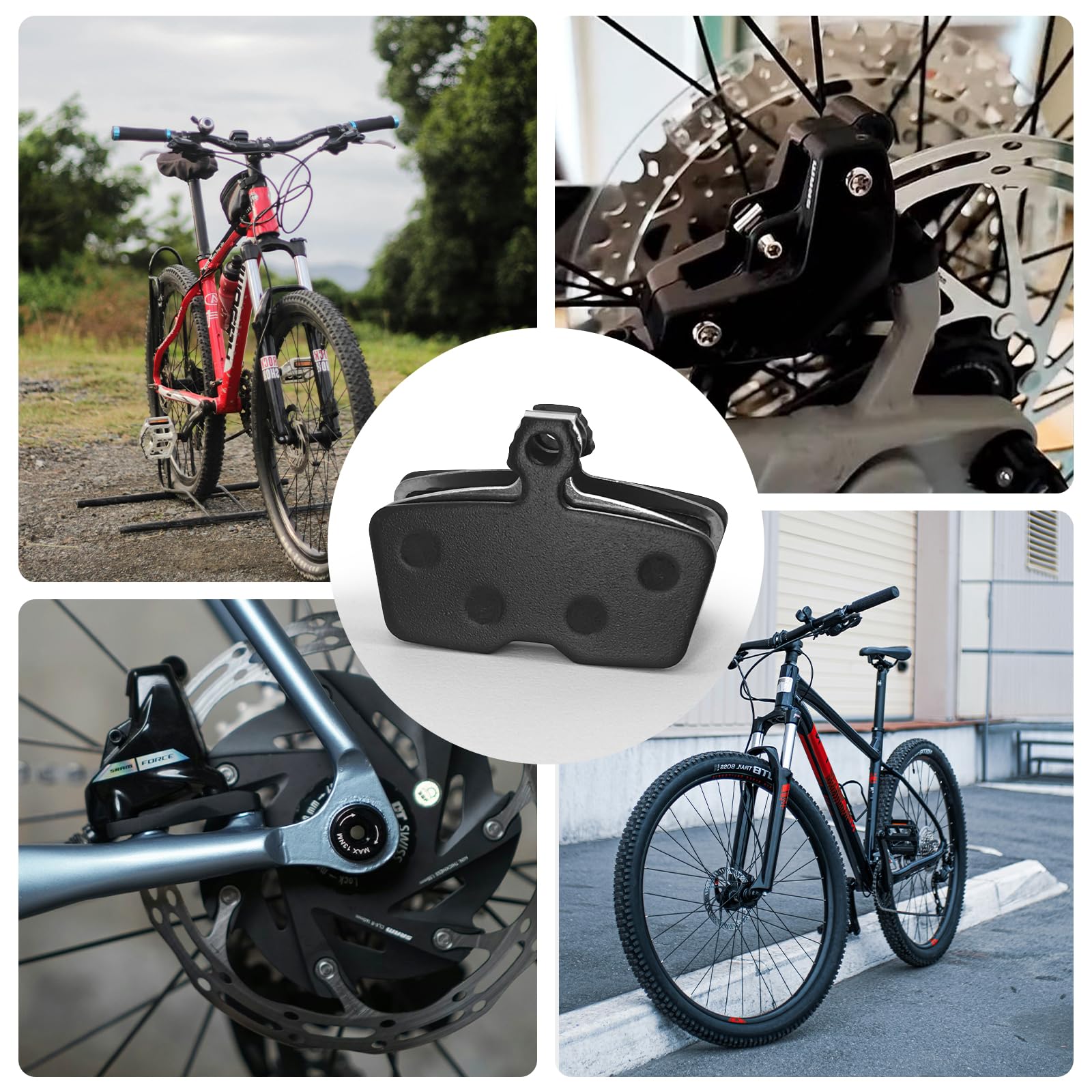 Klocki hamulcowe tarczowe do SRAM DB8-2 pary klocków hamulcowych tarczowych, pasuje do SRAM Code R, prowadnicy RE, G2 RE, klocki hamulcowe do rowerów z płytą regulacyjną, łatwy montaż