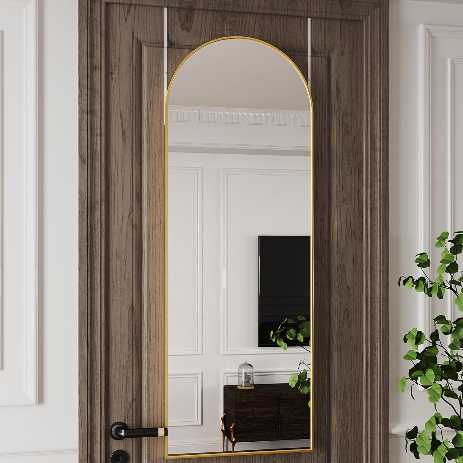 19"x51"Door Mirror Full Length,Full Length Mirror Door Hanging,Over The Door Mirrors,Behind Door Mirrors