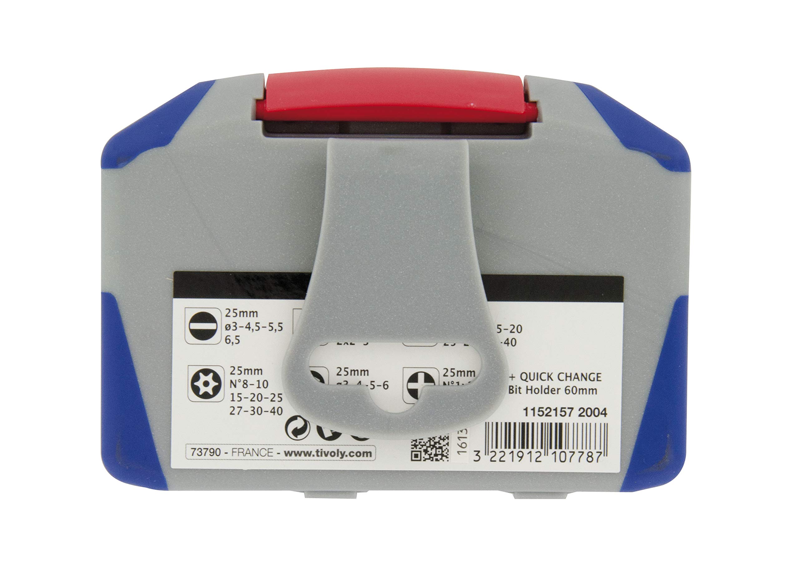 Coffret De 25 Embouts De Vissage Tivoly - Standard & Torsion