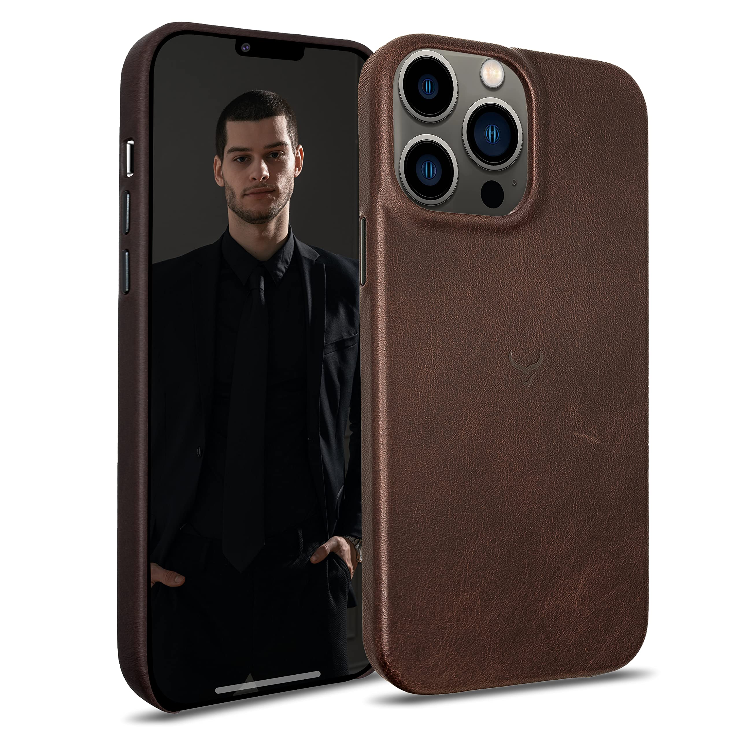 Amazon.com: Cretanbull Handcrafted iPhone 13 Pro Leather Case