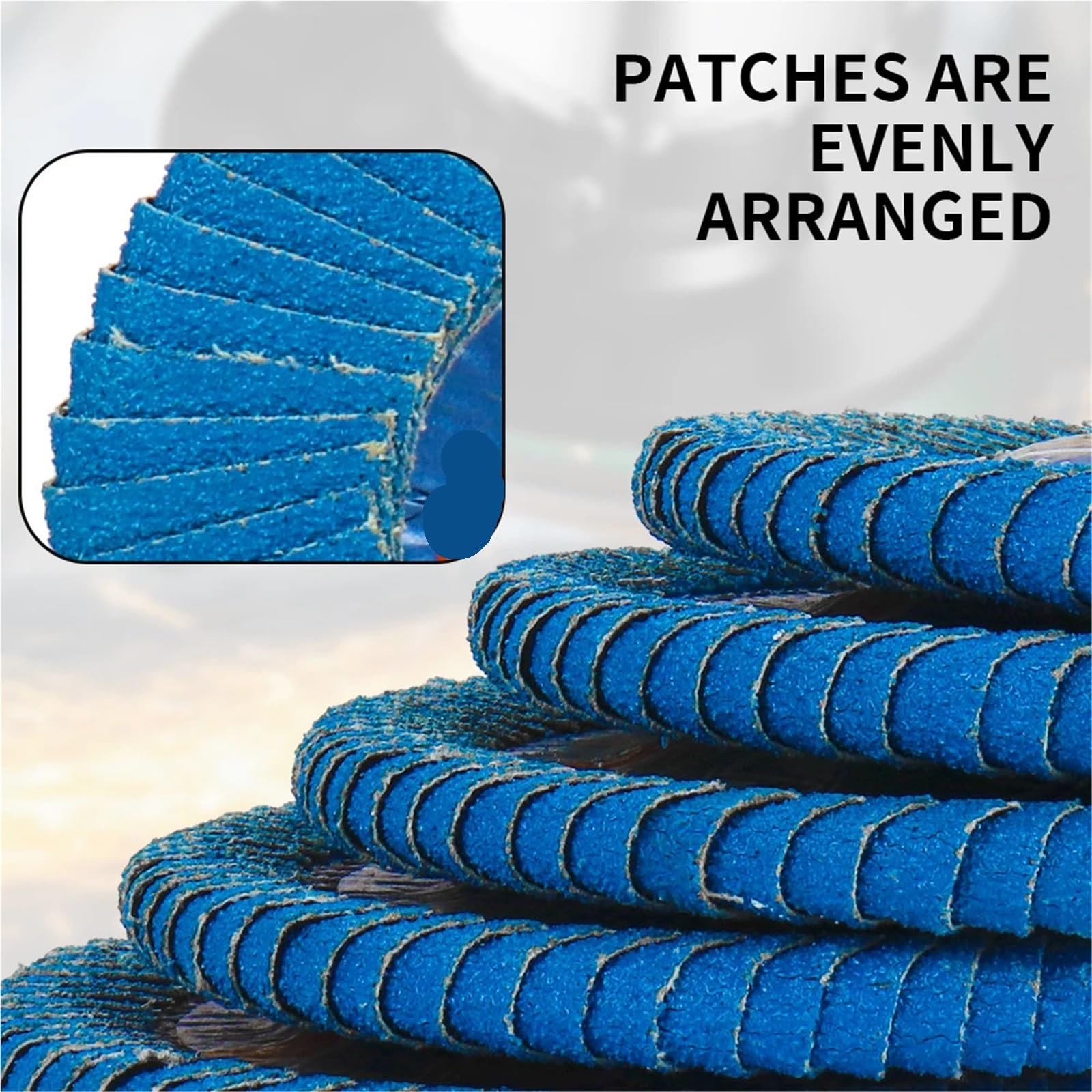5-10 dischi lamellari da 125 mm e 5 pollici for levigatura | Lame for mole a grana 60 for smerigliatrice angolare(10pac)