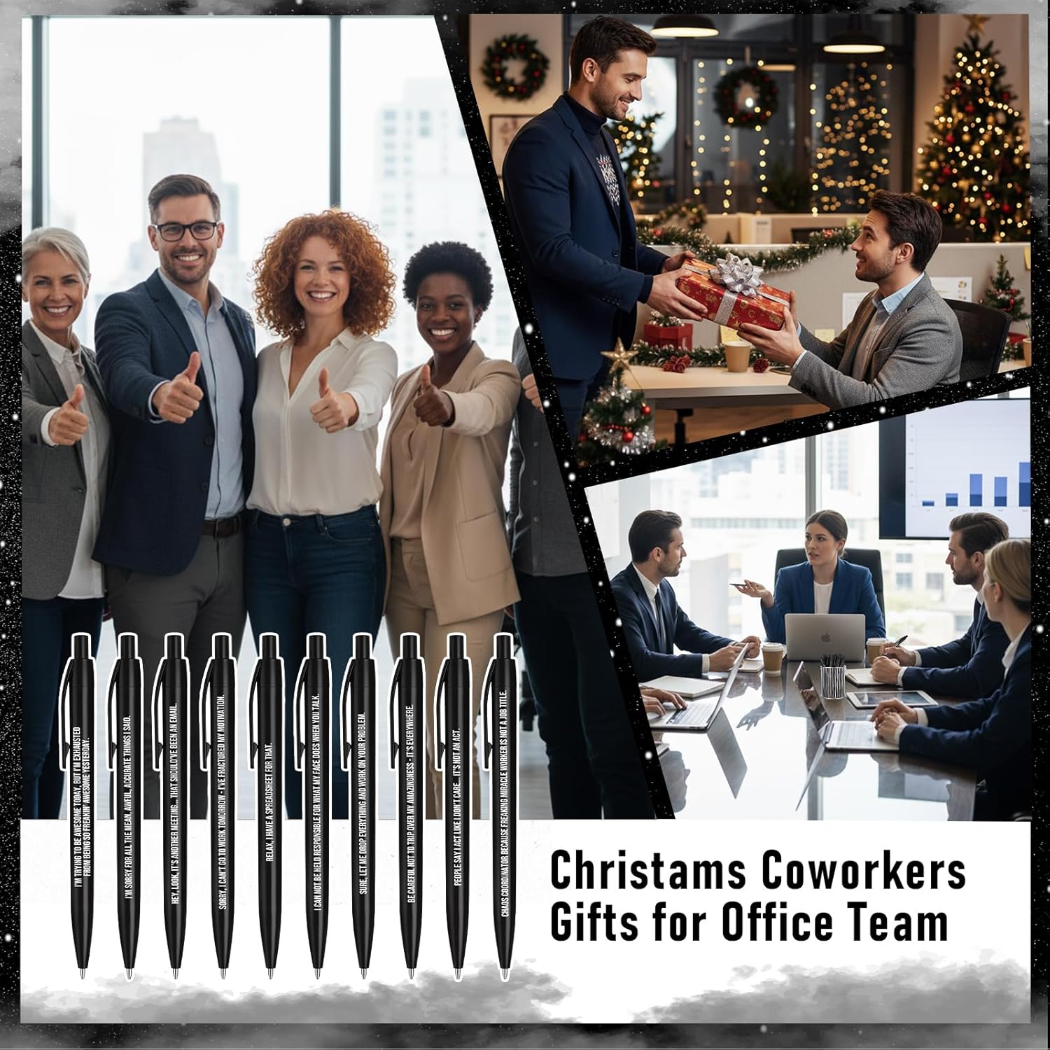 Tenceur Sarcastic Funny Pens for Adults Women Coworkers Negative Sarcastic Sayings Passive Office Appreciation Gifts for Employees Teacher Staff Team Volunteer(100 Pcs) - Image 6