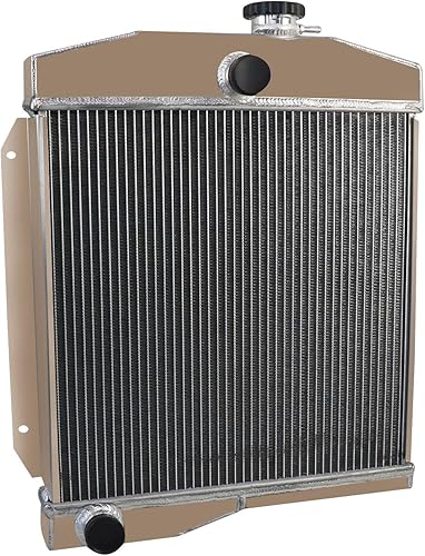 OzCoolingParts Radiador de aluminio de 3 filas para Jeep Willys1955-1958, 1955-1971, 56, 57, 58, 59, 60, 61, 62, 63, 64, 65, 66, 67, 67, 69, 70,