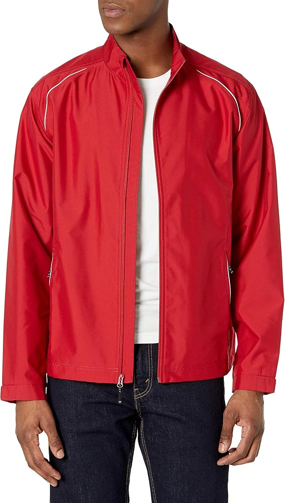 Cutter & Buck Men's Cb Weathertec Beacon Full Zip Jacket at Amazon Men