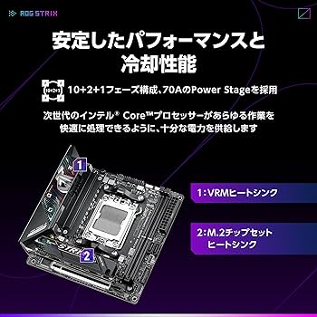 Amazon | ASUS AMD AM5 AMD B850 Mini-ITX マザーボード Ryzen