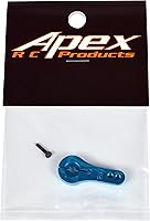 Vista 3 de Apex RC Products Cuerno servo de sujeción de aluminio azul 25T Futaba/Savox 8003