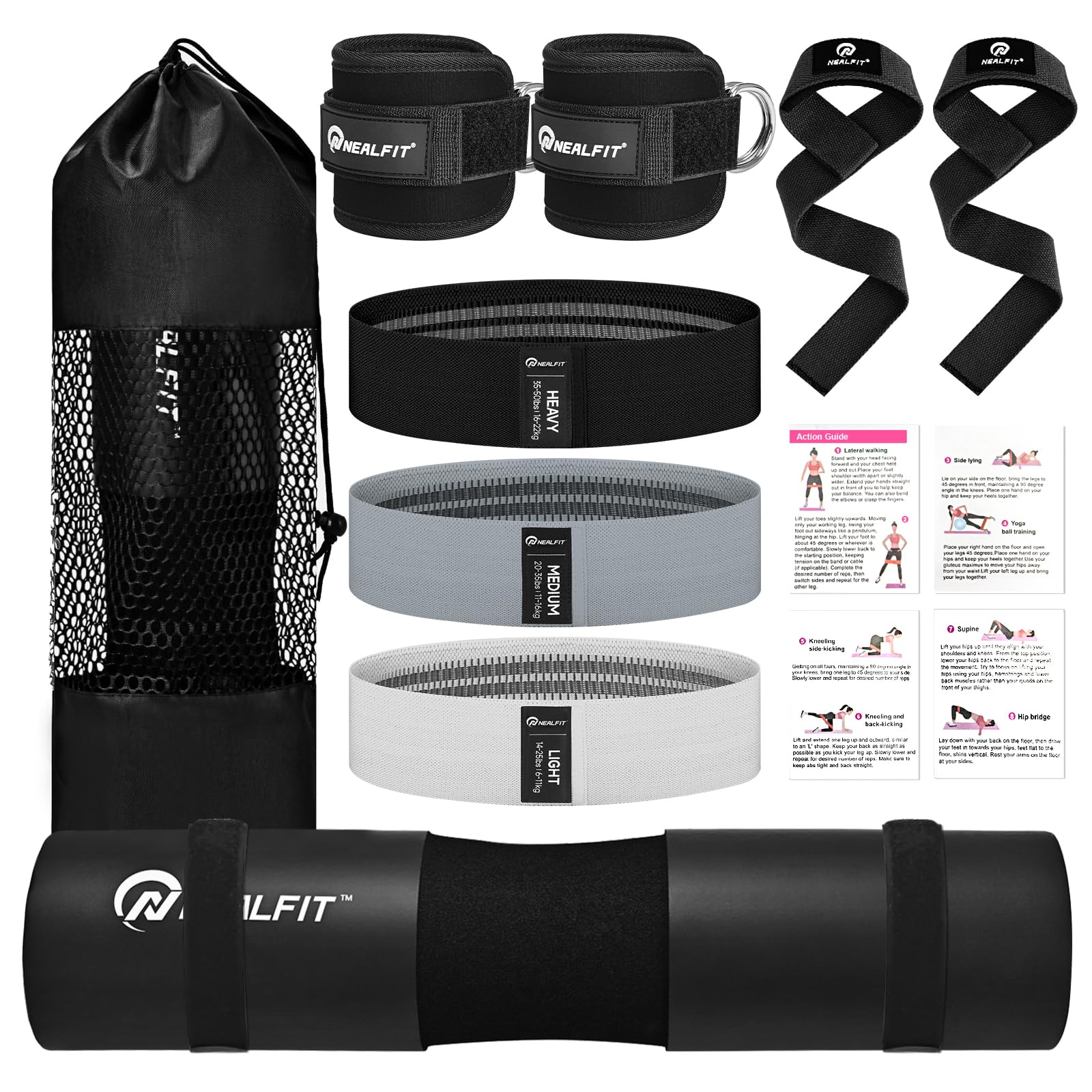 NEALFIT Barbell Pad Set