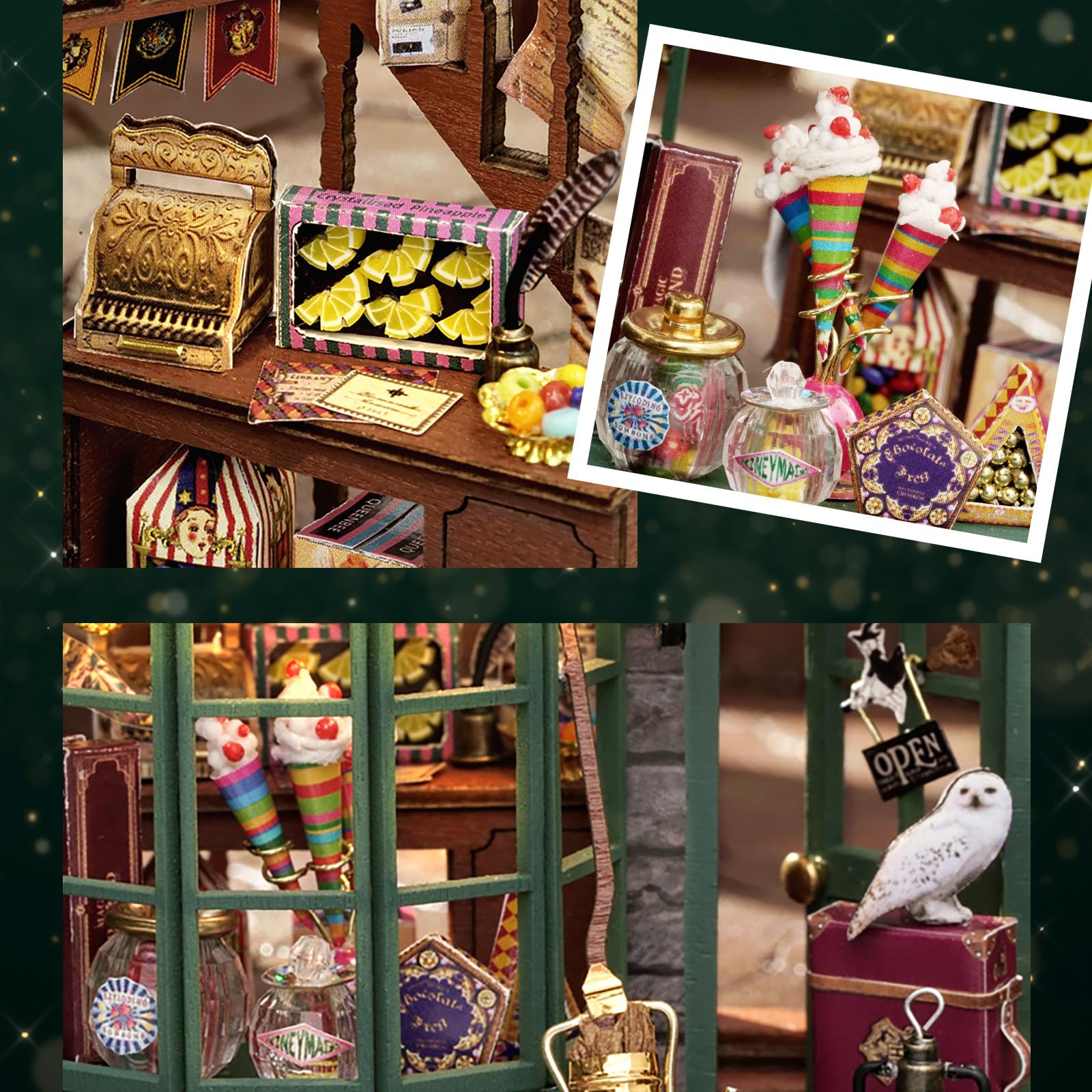 Foyucool DIY Miniature House Kit, Model Kits with Furnitures - Image 4