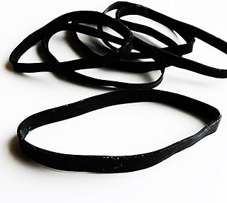 20 Heavy Duty Rubber Bands | Big Thick XL-Large UV Resistant Black Rubber-Bands for Fishing, RC, or Hair + Use What the Pros Use + 1 Pack of 20 Bands (# 64-size, 1/4 x 3 1/2 Inch)