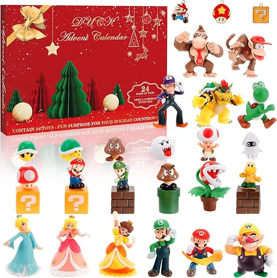 Anime Action Figure Advent Calendar 2023, 24 Days of Surprise, Xmas
