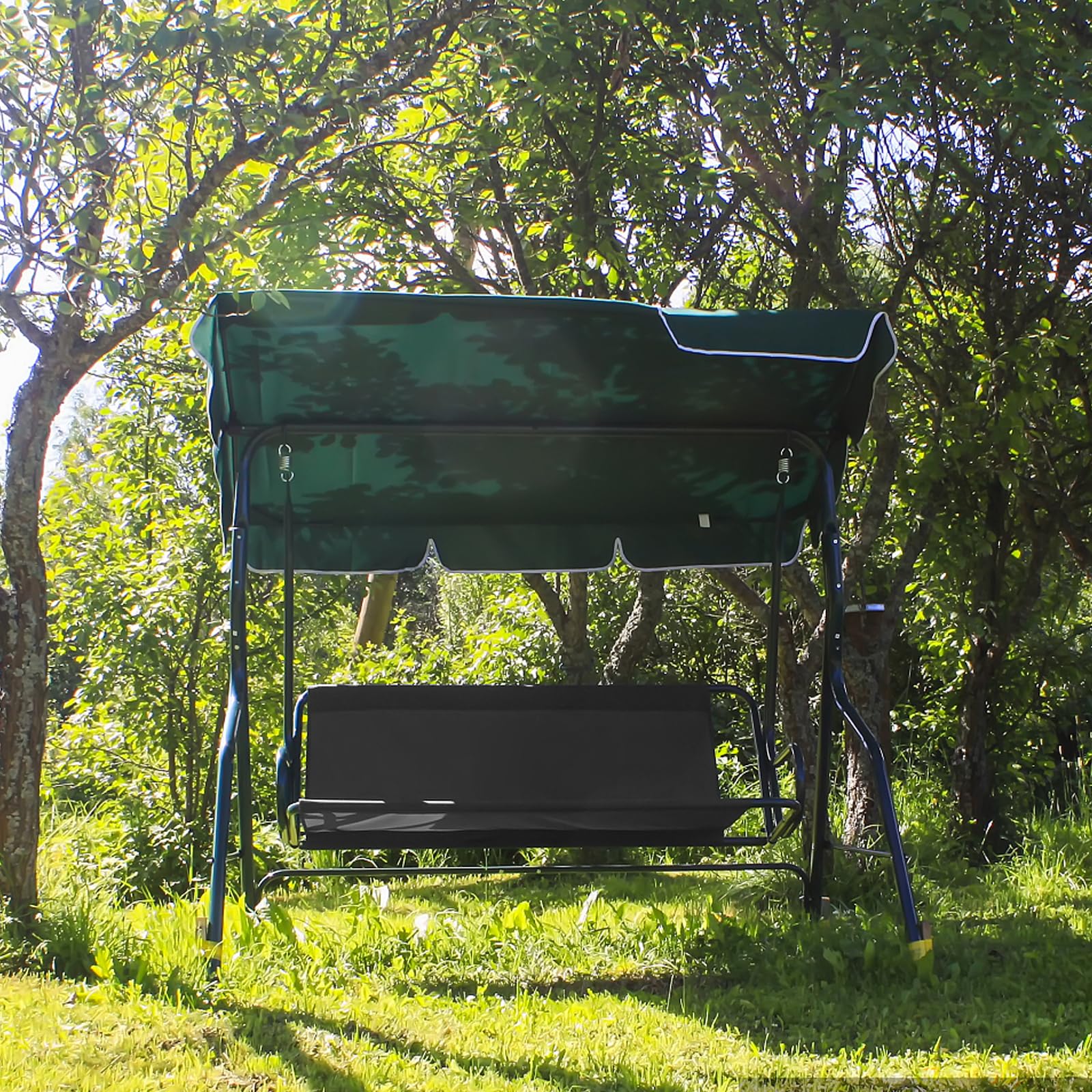 Wymienne Pokrycie Siedziska Huśtawki - Wodoodporne, Do Patio, Ogrodu, Podwórka, Balkonu (115 x 48 x 48 cm, Szare)