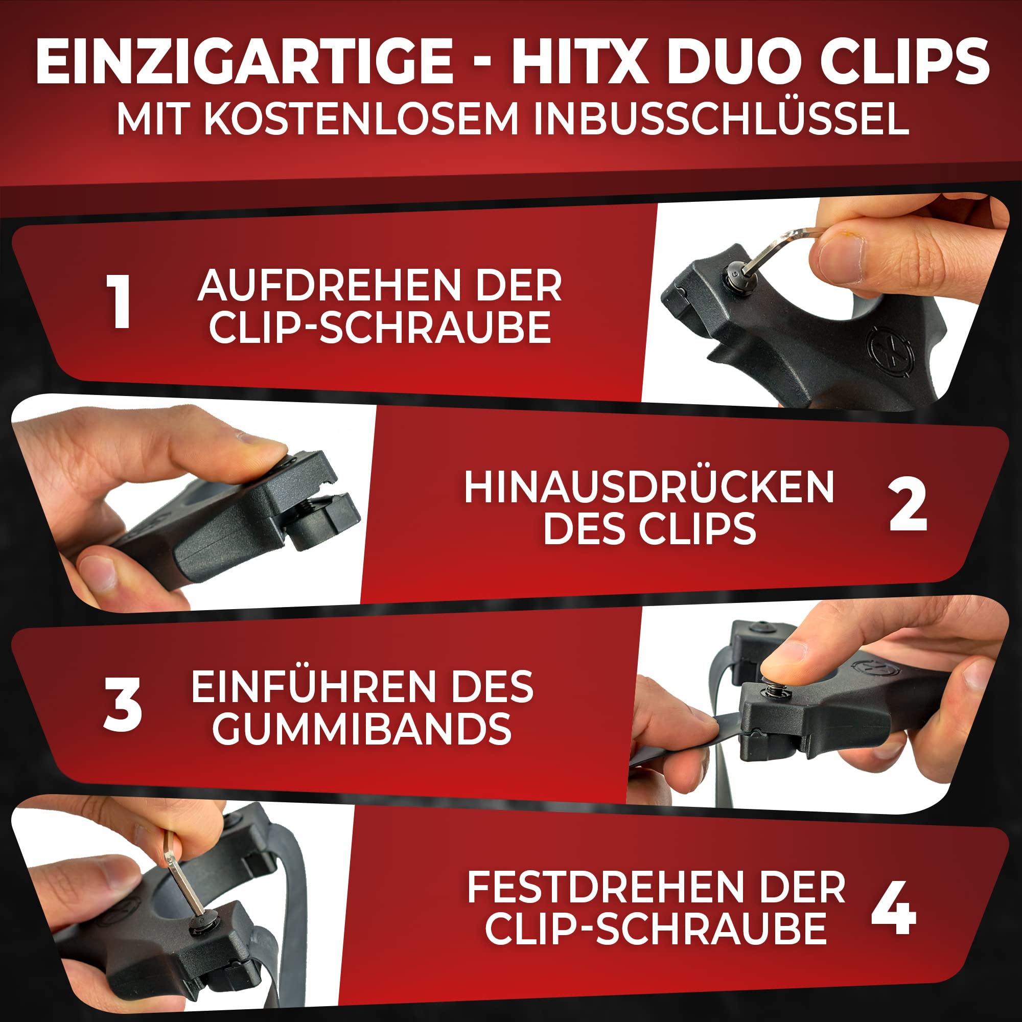 VIDSTW 8er Set Schleudergummis - Hochleistungs-Latexbänder Für Steinschleudern & Zwillen