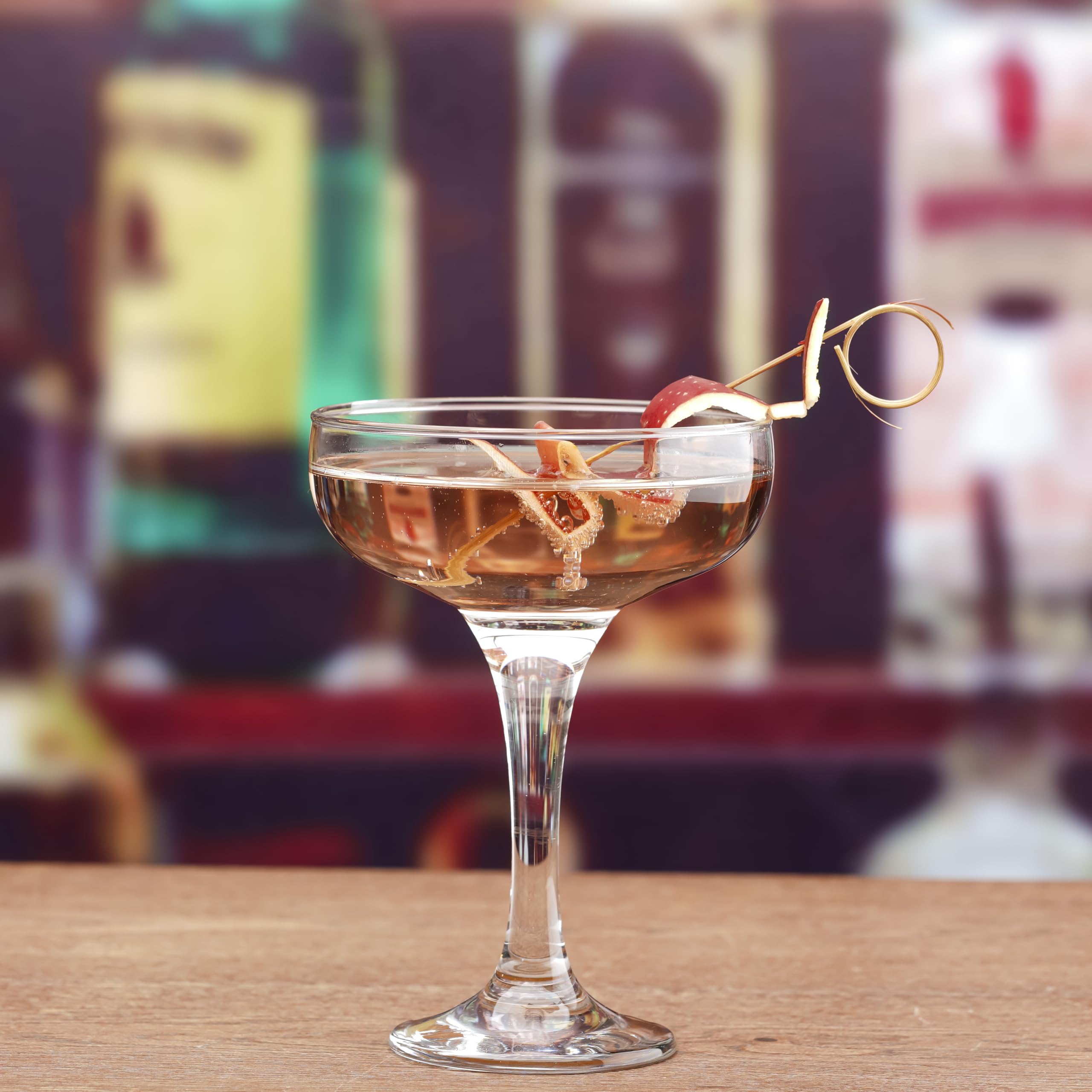 Copas de Cóctel (8 oz/235 ml). Copas de café espresso Martini, Margarita, Corte Elegante y Copa Champán, Cristalería larga (4)
