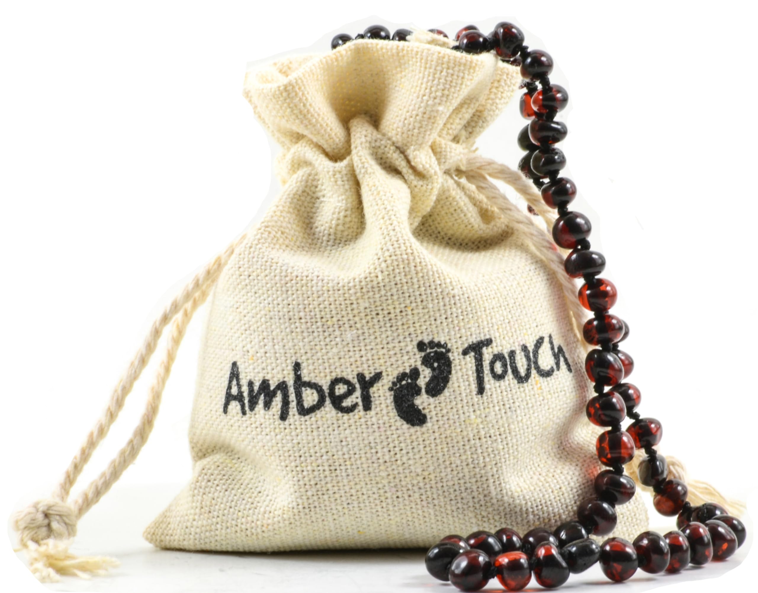 Baltic Amber Necklace (Unisex) 13 inch. Natural Amber from Baltic Region, Genuine Amber