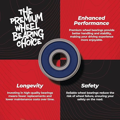 Miniatura 7 de All Balls Racing 25-1191 Kit de rodamientos de rueda compatible conreemplazo para Honda