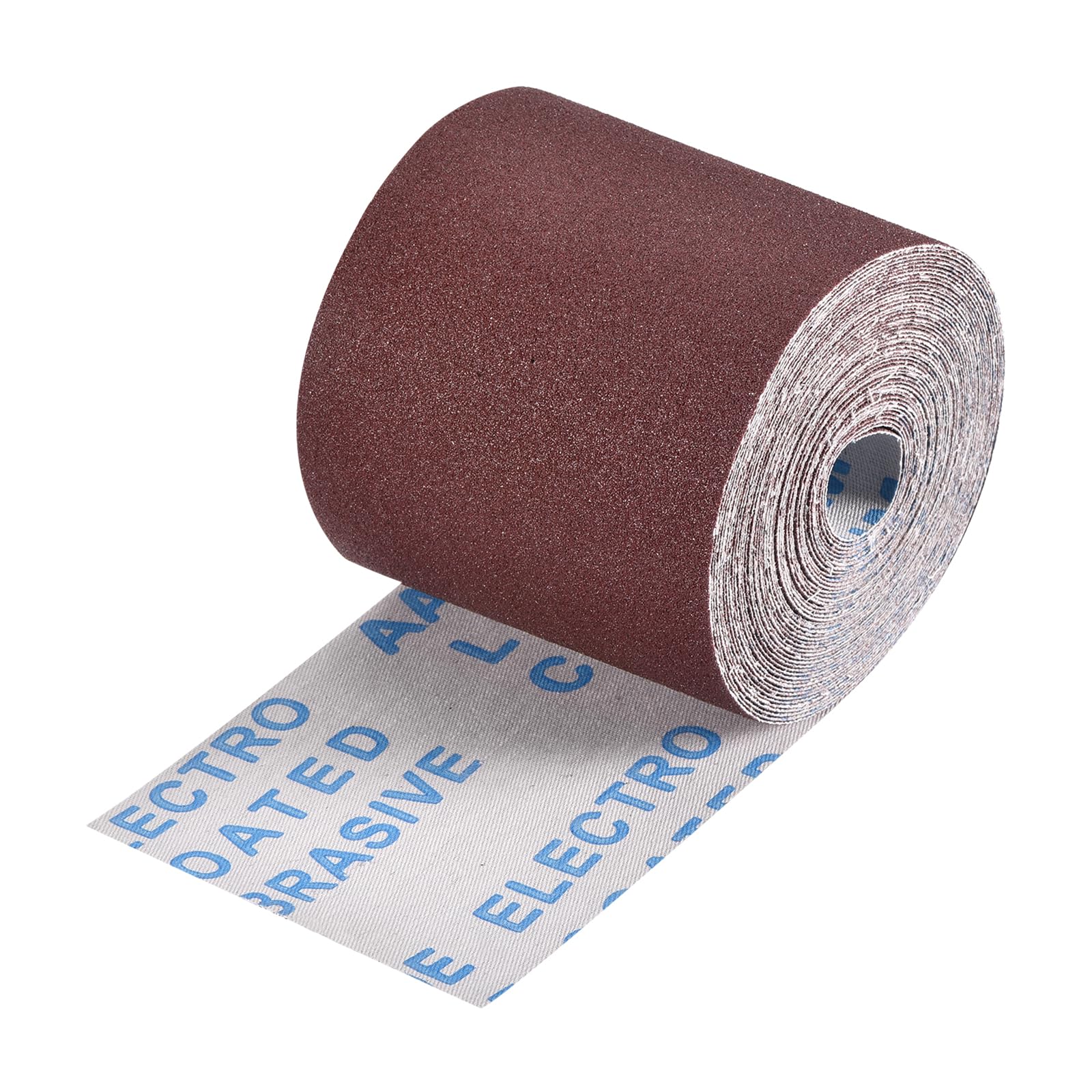 Kozelo Sandpaper Roll - [3.6 Inch x 30 Feet 120 Grits] Emery Cloth Roll for Metal Auto Wood Finishing Polishing and Scratches Removing, Aluminum Oxide