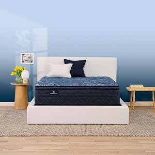 Serta Perfect Sleeper Oasis 14.5" Firm Full Mattress - Cooling Gel Memory Foam, 850 Pocketed Coils, Pillow Top Support