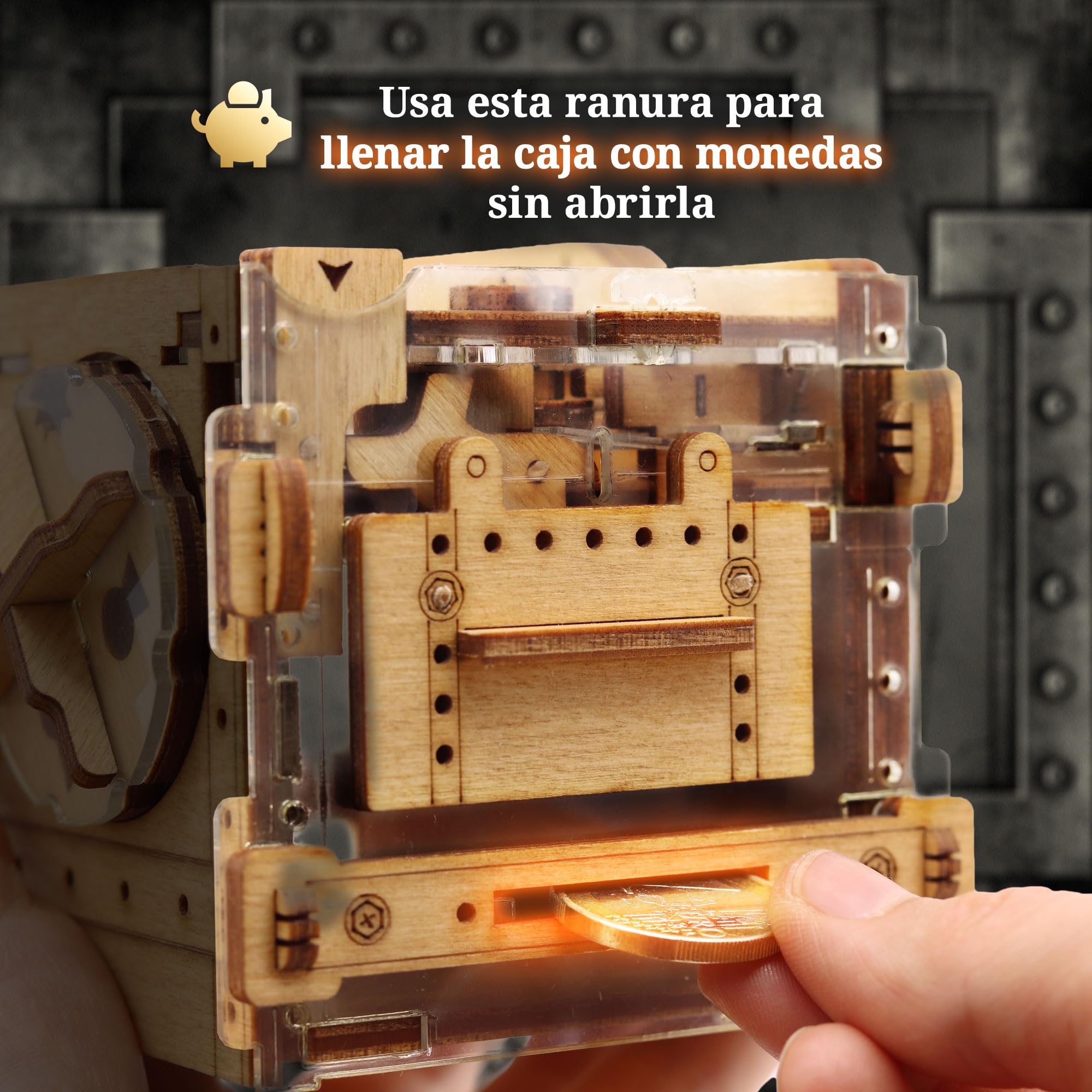iDventure A-Maze-ing Safe - Caja de rompecabezas de mármol Run Money - Embalaje de regalo complicado - Rompecabezas 3D para adultos - Juego de sala de escape - Teaser - Gadget de regalo de cumpleaños