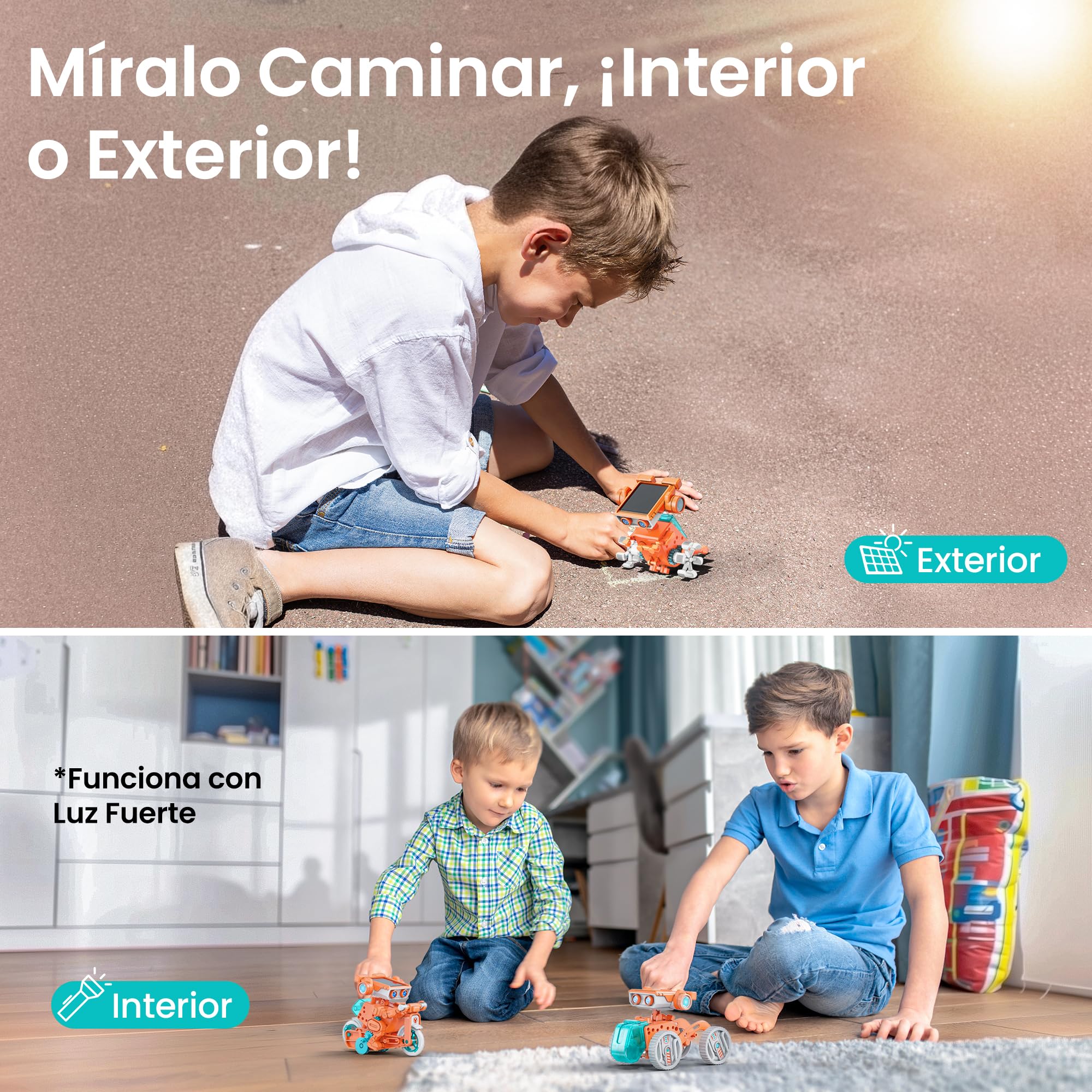 Sillbird Solar Robot Juguete, 15 en 1 Robot Solar, Juguete y Kit de Robótica para Niños 8 a 12 Años, Juegos Ciencia Experimentos Construcciones, Regalo Creativo para Niños 8 9 10 11 Años, 212 Piezas