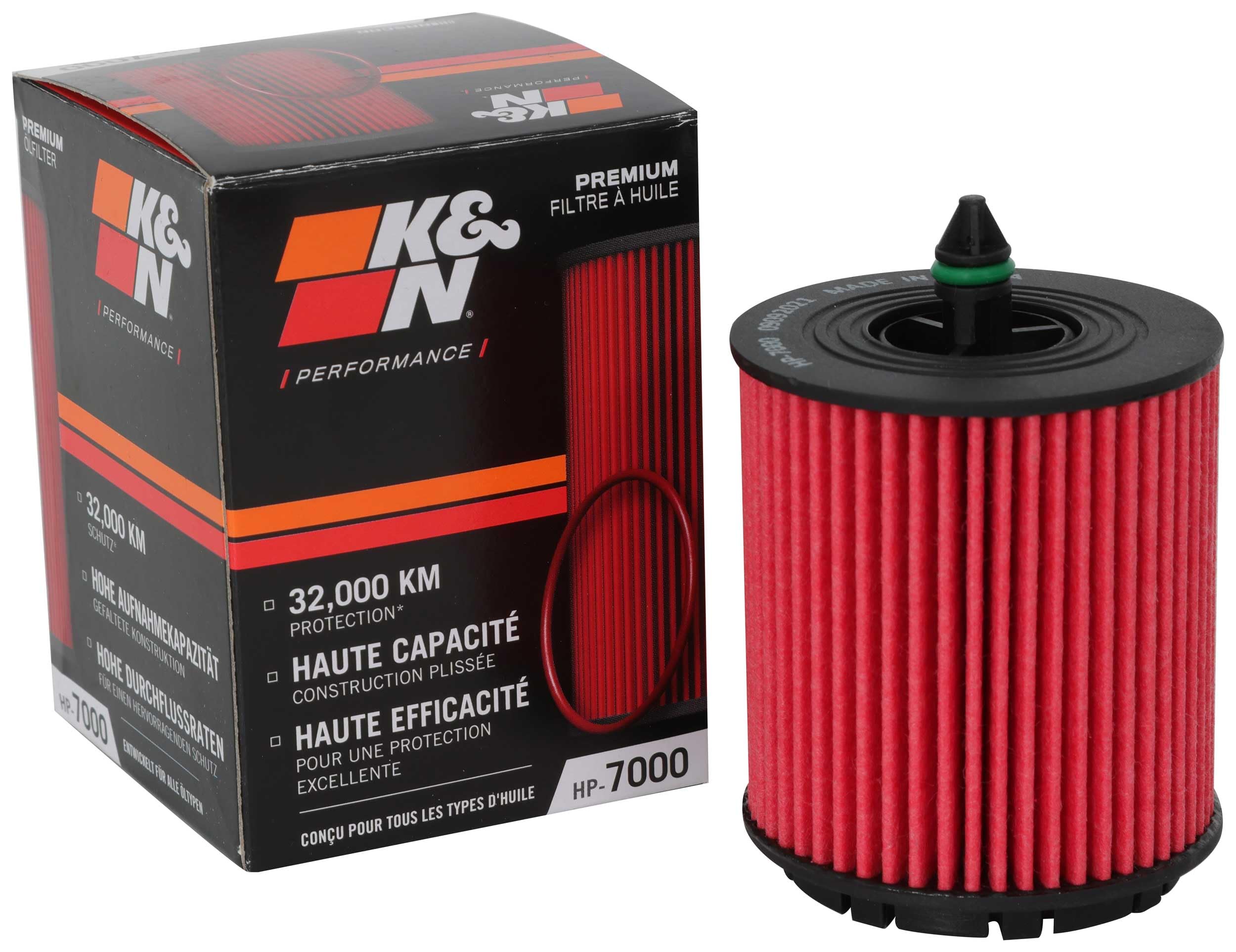 K&N Premium Oil Filter: Protects your Engine: Compatible with Select BUICK/CHEVROLET/POLARIS/SAAB Vehicle Models (See Product Description for Full List of Compatible Vehicles), HP-7000