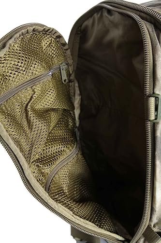 Miniatura 7 de Militar 26L ILBE estilo táctico patrulla de asalto Molle mochila, A-tacs Au, Mochilas de mochila