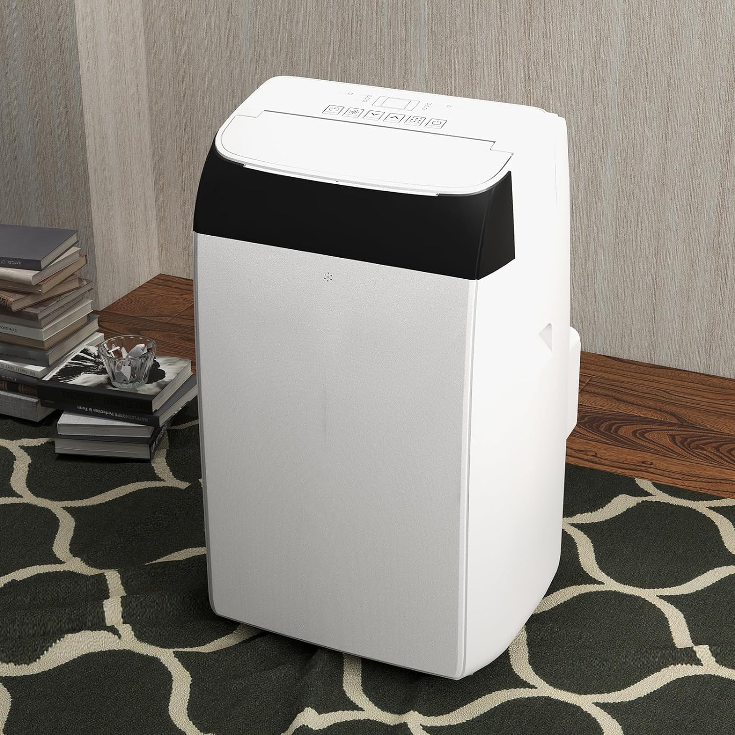 MESCXTY Portable Air Conditioner, 14,000 BTU, Cooling, Dehumidifying and Fan Modes, with Remote Control Timer, for Tents, Campers Trucks, BTU White