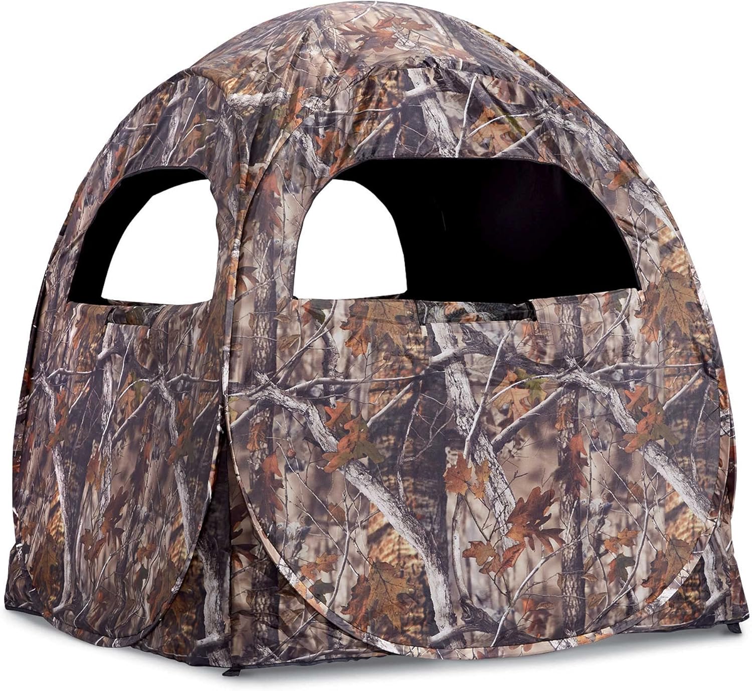 Guide Gear Deluxe Pop-Up Hunting Ground Blind, 1-2 Person Tent, Hunting Gear, Equipment, and Accessories, 4-Panel Spring Steel : Sports & Outdoors