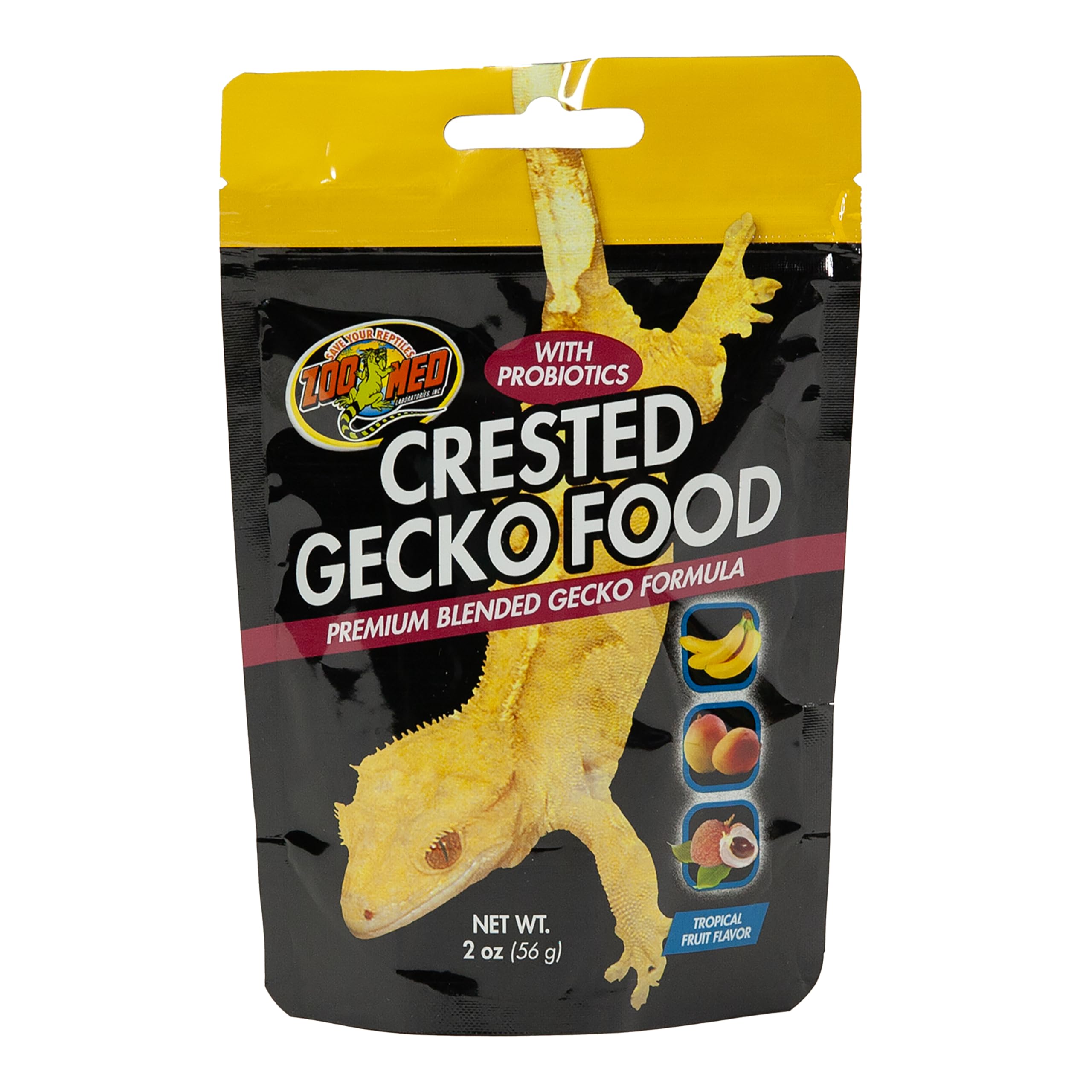 Tropical Fruit Flavor Crested Gecko Food 2 oz.