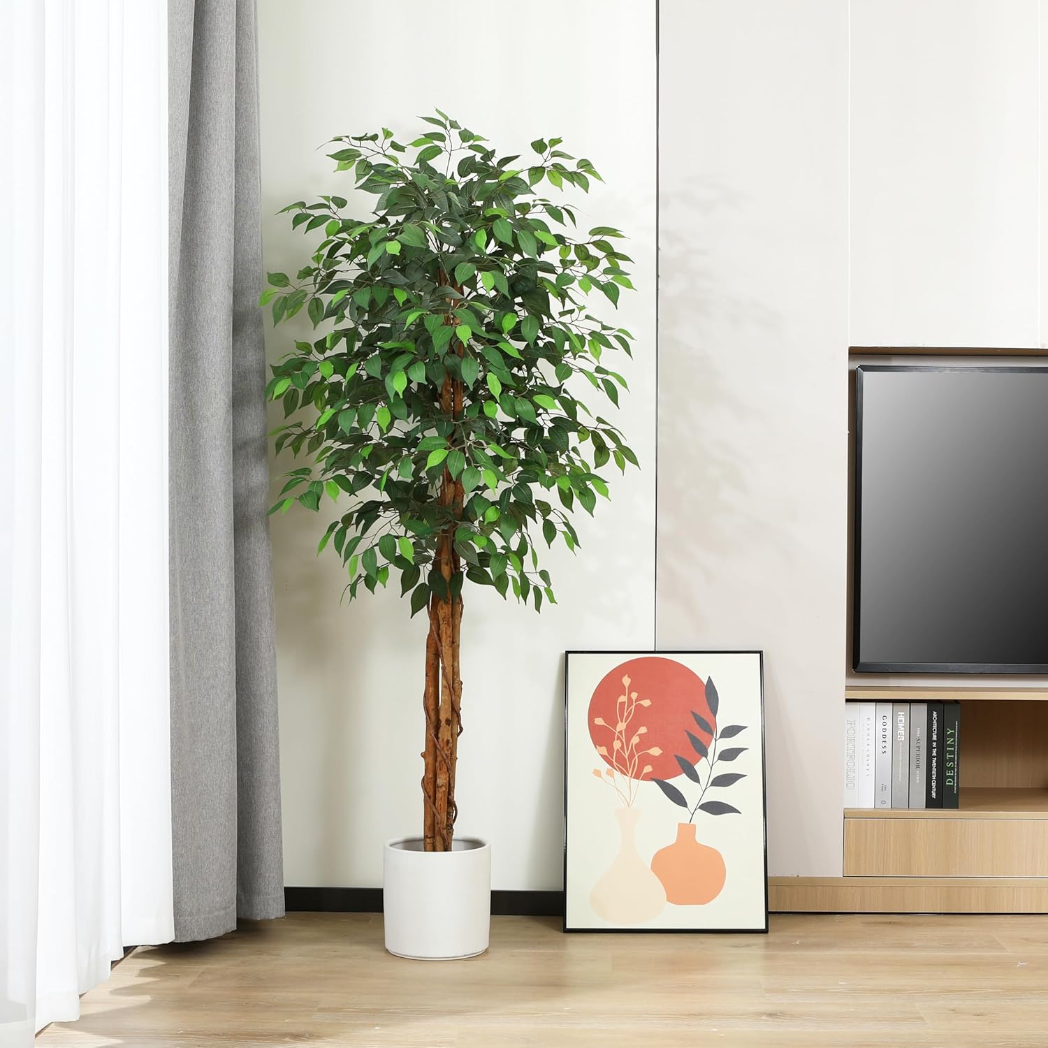 Artifical Silk Ficus Tree