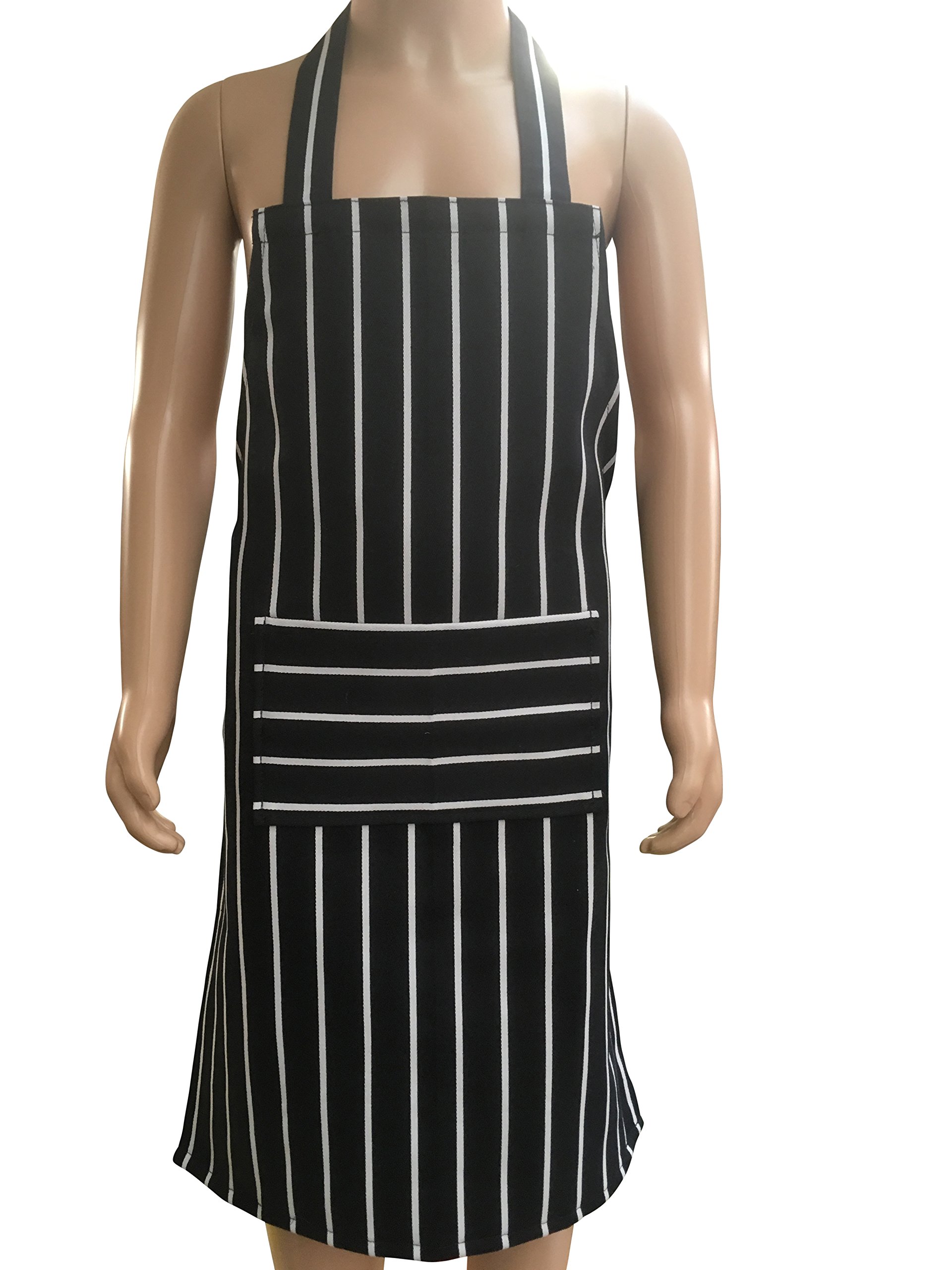 B&A Butchers style quality aprons for children, with pockets (7-10 years 51cm x 70cm)